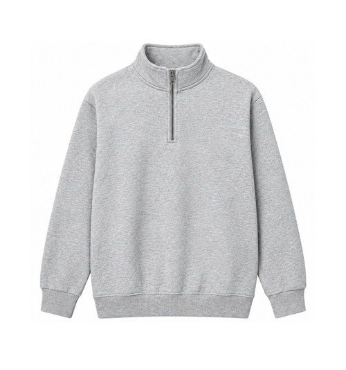 Oversized Half-Zip Sweatshirt