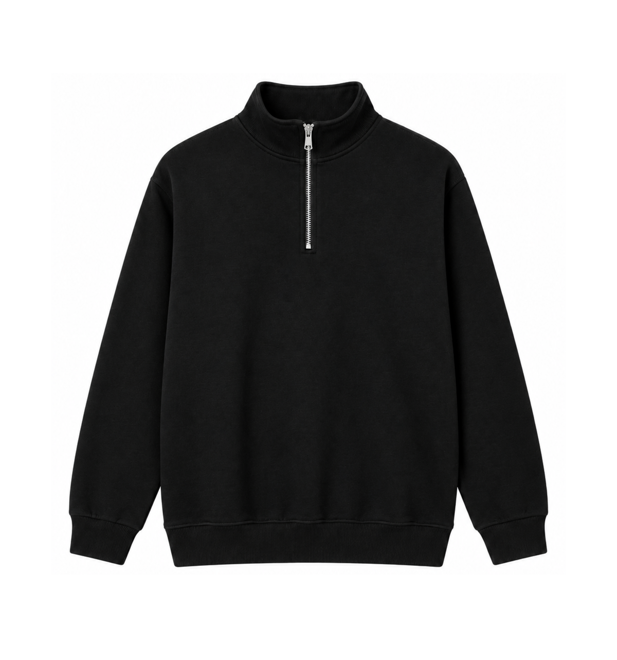 Oversized Half-Zip Sweatshirt