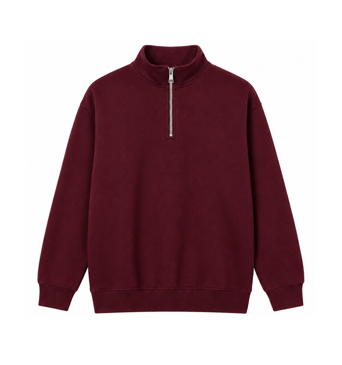 Oversized Half-Zip Sweatshirt